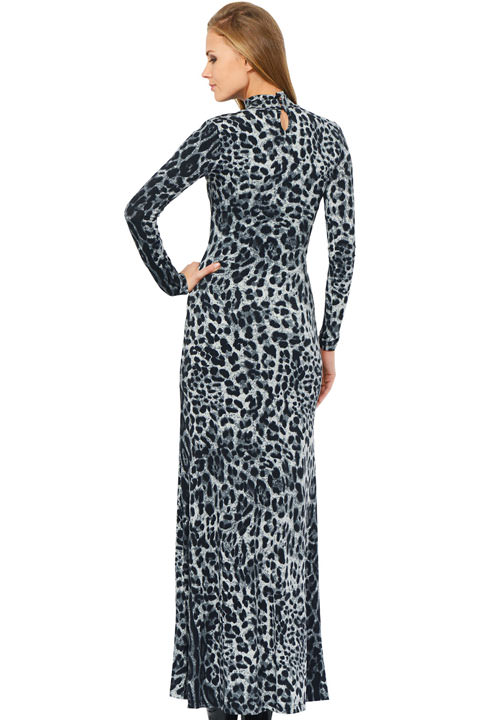 Фото товара 6265, длинное леопардовое платье